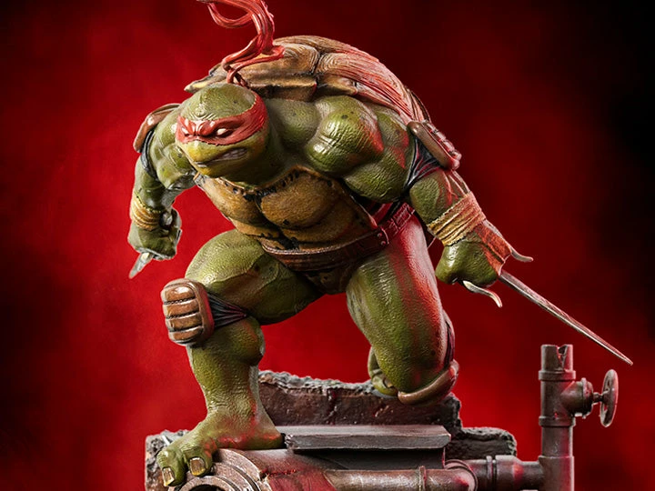 Promo ๐งจ Iron Studios TMNT Battle Diorama Series Raphael 1/10 Art Scale Statue โ๏ธ 3 Iron Studios TMNT Battle Diorama Series Raphael 1/10 Art Scale Statue