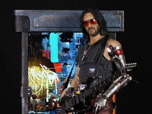 Pure Arts Cyberpunk 2077 Johnny Silverhand 1/4 Scale Exclusive Statue