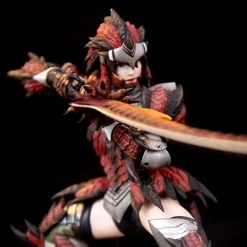 Kinetiquettes Monster Hunter Female Hunter (Rathalos Armor) 1/10 Scale Statue
