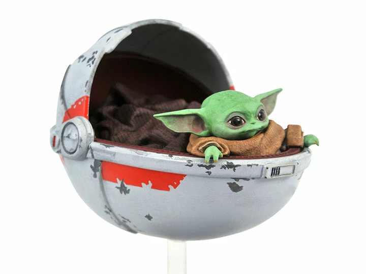 Best Sale 💯 Diamond Select Toys Star Wars The Mandalorian The Child In Pram 1/6 Scale Statue 😉 2 Diamond Select Toys Star Wars The Mandalorian The Child In Pram 1/6 Scale Statue