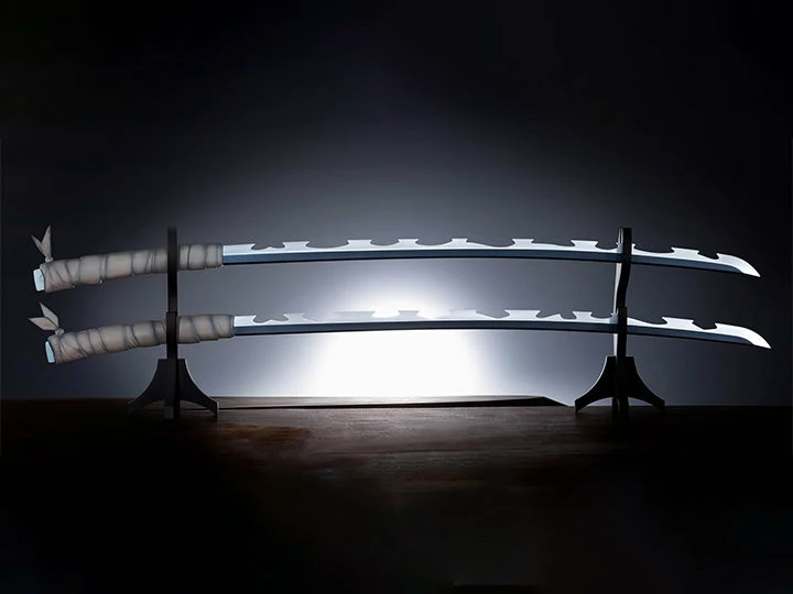 New π― Bandai Spirits Anime Demon Slayer: Kimetsu No Yaiba Proplica Inosuke Hashibara's Nichirin Swords β¨ 3 Bandai Spirits Anime Demon Slayer: Kimetsu No Yaiba Proplica Inosuke Hashibara's Nichirin Swords