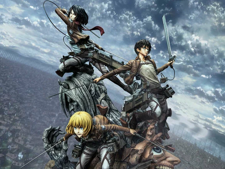 Best reviews of ๐คฉ Prime 1 Studio Attack On Titan Ultimate Premium Masterline Eren, Mikasa & Armin Deluxe 1/4 Scale Statue โญ 3 Prime 1 Studio Attack On Titan Ultimate Premium Masterline Eren, Mikasa & Armin Deluxe 1/4 Scale Statue