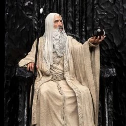 Weta Workshop Movies / TV Lord Of The Rings: Saruman The White On Throne 1/6 Scale Statue