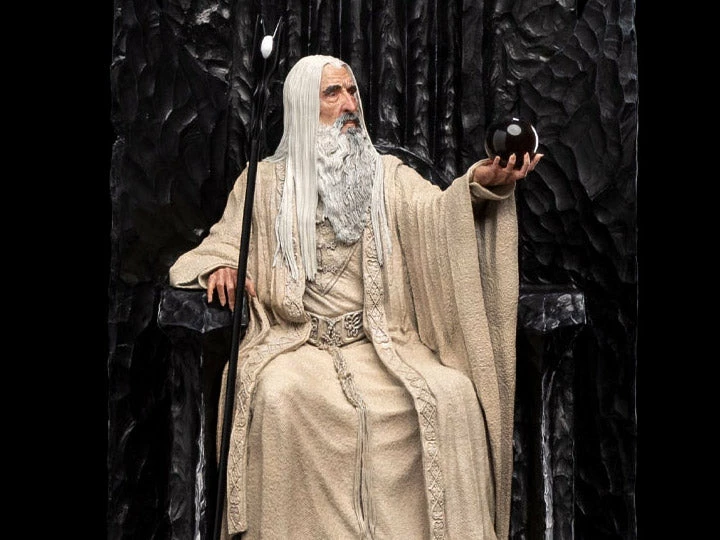 New ๐ Weta Workshop Movies / TV Lord Of The Rings: Saruman The White On Throne 1/6 Scale Statue ๐งจ 3 Weta Workshop Movies / TV Lord Of The Rings: Saruman The White On Throne 1/6 Scale Statue