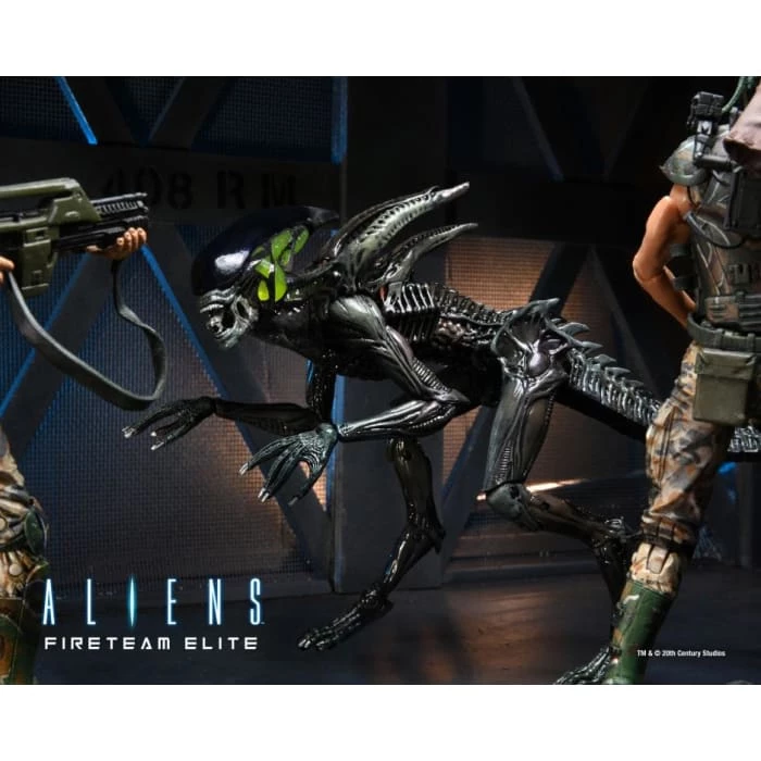 Budget 🎁 NECA Aliens: Fireteam Elite Spitter Alien Action Figure 💯 7 NECA Aliens: Fireteam Elite Spitter Alien Action Figure