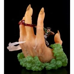 Kinetiquettes Attack On Titan Levi Ackerman Vs Beast Titan 1/10 Scale Diorama