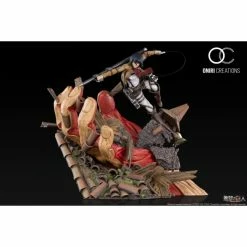 Oniri Creations Attack On Titan Mikasa Vs. Armored Titan 1/6 Scale Statue
