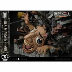 Prime 1 Studio Attack On Titan Ultimate Premium Masterline Eren, Mikasa & Armin 1/4 Scale Statue