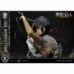 Prime 1 Studio Attack On Titan Ultimate Premium Masterline Eren, Mikasa & Armin 1/4 Scale Statue