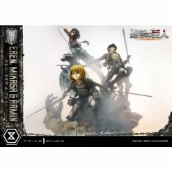 Prime 1 Studio Attack On Titan Ultimate Premium Masterline Eren, Mikasa & Armin 1/4 Scale Statue