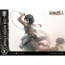 Prime 1 Studio Attack On Titan Ultimate Premium Masterline Eren, Mikasa & Armin 1/4 Scale Statue