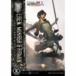 Prime 1 Studio Attack On Titan Ultimate Premium Masterline Eren, Mikasa & Armin 1/4 Scale Statue