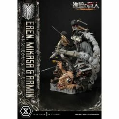Prime 1 Studio Attack On Titan Ultimate Premium Masterline Eren, Mikasa & Armin 1/4 Scale Statue