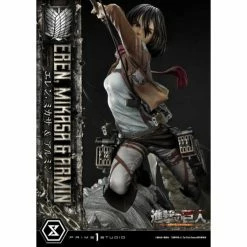 Prime 1 Studio Attack On Titan Ultimate Premium Masterline Eren, Mikasa & Armin 1/4 Scale Statue