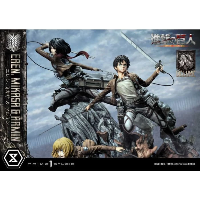 Best reviews of ๐คฉ Prime 1 Studio Attack On Titan Ultimate Premium Masterline Eren, Mikasa & Armin Deluxe 1/4 Scale Statue โญ 40 Prime 1 Studio Attack On Titan Ultimate Premium Masterline Eren, Mikasa & Armin Deluxe 1/4 Scale Statue