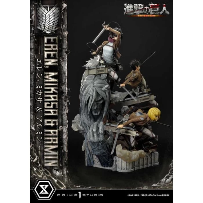 Best reviews of ๐คฉ Prime 1 Studio Attack On Titan Ultimate Premium Masterline Eren, Mikasa & Armin Deluxe 1/4 Scale Statue โญ 6 Prime 1 Studio Attack On Titan Ultimate Premium Masterline Eren, Mikasa & Armin Deluxe 1/4 Scale Statue