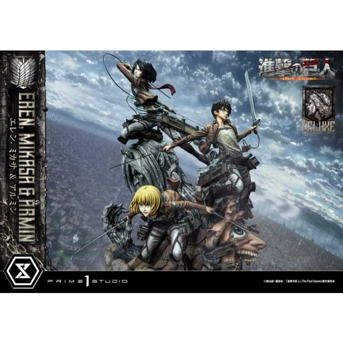 Best reviews of ๐คฉ Prime 1 Studio Attack On Titan Ultimate Premium Masterline Eren, Mikasa & Armin Deluxe 1/4 Scale Statue โญ 41 Prime 1 Studio Attack On Titan Ultimate Premium Masterline Eren, Mikasa & Armin Deluxe 1/4 Scale Statue