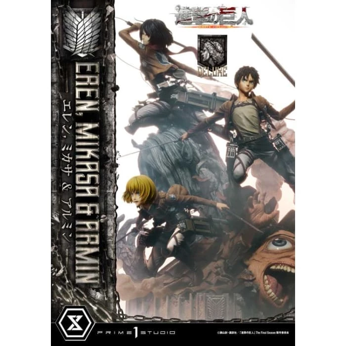 Best reviews of ๐คฉ Prime 1 Studio Attack On Titan Ultimate Premium Masterline Eren, Mikasa & Armin Deluxe 1/4 Scale Statue โญ 38 Prime 1 Studio Attack On Titan Ultimate Premium Masterline Eren, Mikasa & Armin Deluxe 1/4 Scale Statue
