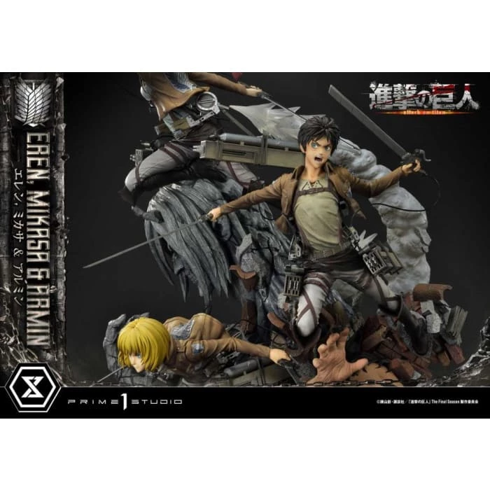 Best reviews of ๐คฉ Prime 1 Studio Attack On Titan Ultimate Premium Masterline Eren, Mikasa & Armin Deluxe 1/4 Scale Statue โญ 24 Prime 1 Studio Attack On Titan Ultimate Premium Masterline Eren, Mikasa & Armin Deluxe 1/4 Scale Statue
