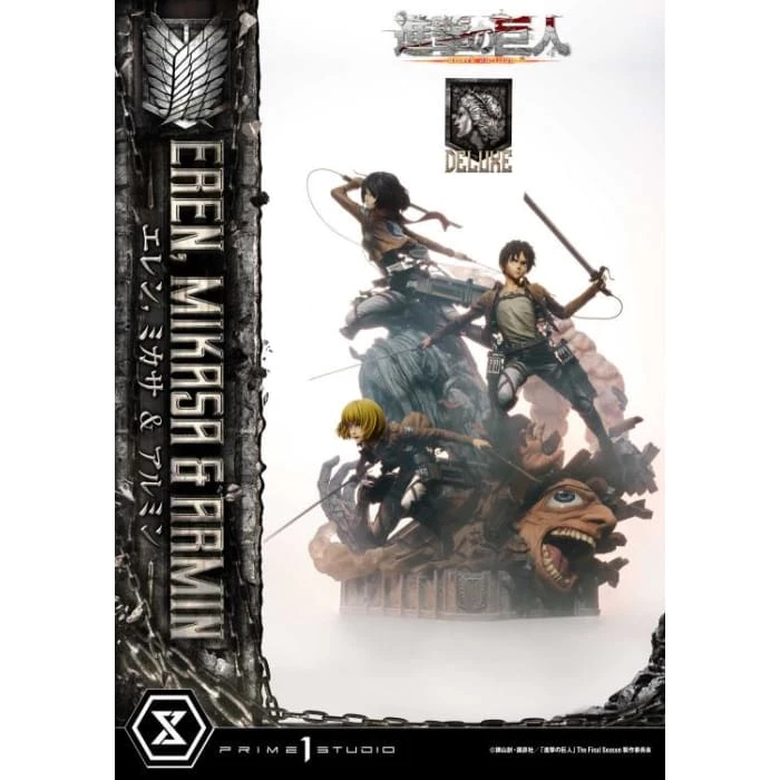 Best reviews of ๐คฉ Prime 1 Studio Attack On Titan Ultimate Premium Masterline Eren, Mikasa & Armin Deluxe 1/4 Scale Statue โญ 39 Prime 1 Studio Attack On Titan Ultimate Premium Masterline Eren, Mikasa & Armin Deluxe 1/4 Scale Statue