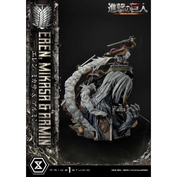 Best reviews of ๐คฉ Prime 1 Studio Attack On Titan Ultimate Premium Masterline Eren, Mikasa & Armin Deluxe 1/4 Scale Statue โญ 7 Prime 1 Studio Attack On Titan Ultimate Premium Masterline Eren, Mikasa & Armin Deluxe 1/4 Scale Statue