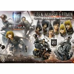 Best reviews of ๐คฉ Prime 1 Studio Attack On Titan Ultimate Premium Masterline Eren, Mikasa & Armin Deluxe 1/4 Scale Statue โญ 89 Prime 1 Studio Attack On Titan Ultimate Premium Masterline Eren, Mikasa & Armin Deluxe 1/4 Scale Statue