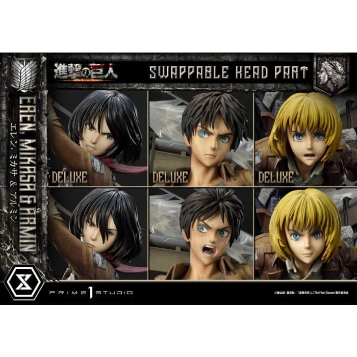 Best reviews of ๐คฉ Prime 1 Studio Attack On Titan Ultimate Premium Masterline Eren, Mikasa & Armin Deluxe 1/4 Scale Statue โญ 30 Prime 1 Studio Attack On Titan Ultimate Premium Masterline Eren, Mikasa & Armin Deluxe 1/4 Scale Statue