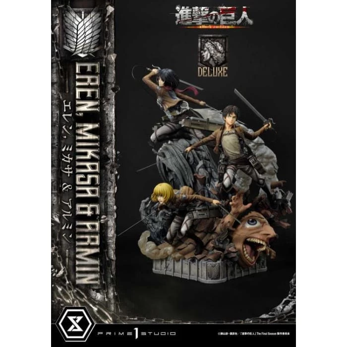 Best reviews of ๐คฉ Prime 1 Studio Attack On Titan Ultimate Premium Masterline Eren, Mikasa & Armin Deluxe 1/4 Scale Statue โญ 5 Prime 1 Studio Attack On Titan Ultimate Premium Masterline Eren, Mikasa & Armin Deluxe 1/4 Scale Statue