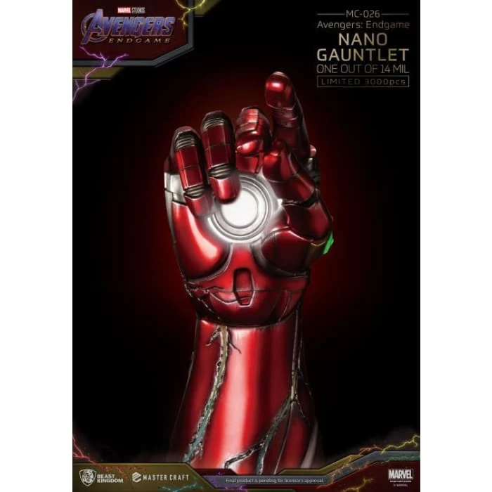 Best Sale 👍 Beast Kingdom Avengers: Endgame Master Craft MC-026 Nano Gauntlet Statue ⭐ 11 Beast Kingdom Avengers: Endgame Master Craft MC-026 Nano Gauntlet Statue