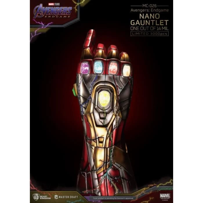 Best Sale 👍 Beast Kingdom Avengers: Endgame Master Craft MC-026 Nano Gauntlet Statue ⭐ 9 Beast Kingdom Avengers: Endgame Master Craft MC-026 Nano Gauntlet Statue