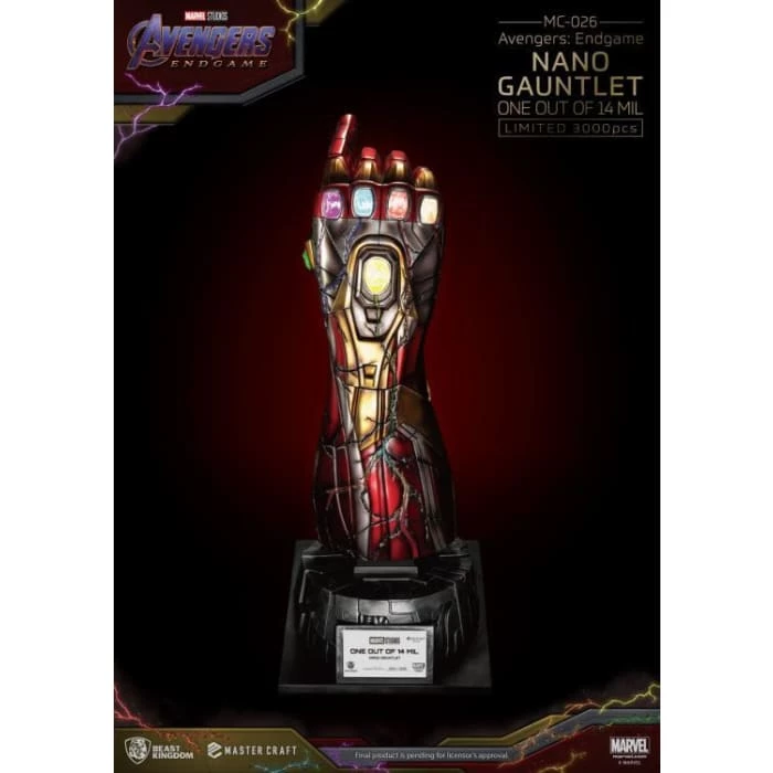 Best Sale 👍 Beast Kingdom Avengers: Endgame Master Craft MC-026 Nano Gauntlet Statue ⭐ 5 Beast Kingdom Avengers: Endgame Master Craft MC-026 Nano Gauntlet Statue