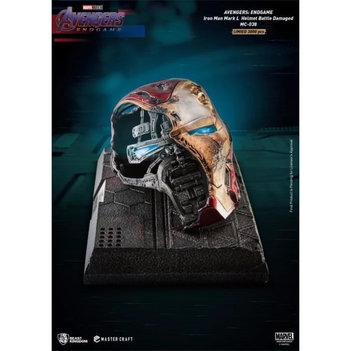 Best reviews of ๐ Beast Kingdom Avengers: Endgame Master Craft MC-038 Iron Man Mark-50 Battle Damaged Helmet โ๏ธ 5 Beast Kingdom Avengers: Endgame Master Craft MC-038 Iron Man Mark-50 Battle Damaged Helmet