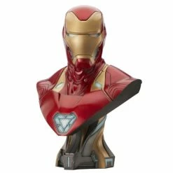 Diamond Select Toys Avengers: Infinity War Legends In 3D Iron Man Mark 50 1/2 Scale Bust Marvel