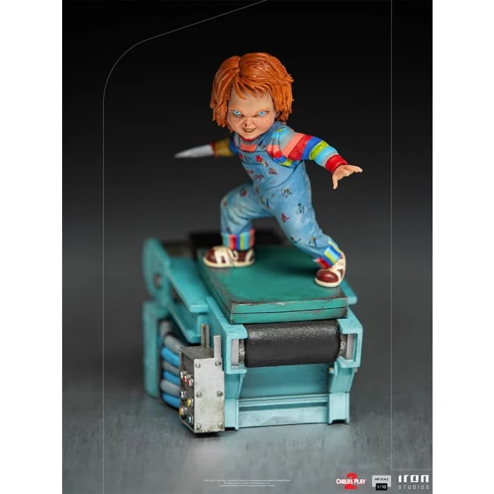 Best deal 💯 Iron Studios Child's Play 2 Chucky 1/10 Art Scale Statue 👍 5 Iron Studios Child's Play 2 Chucky 1/10 Art Scale Statue