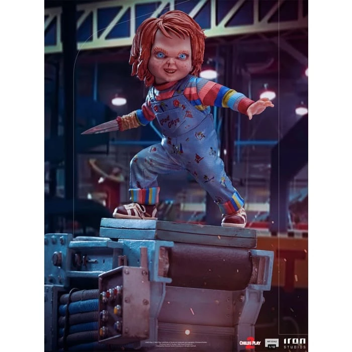 Best deal 💯 Iron Studios Child's Play 2 Chucky 1/10 Art Scale Statue 👍 13 Iron Studios Child's Play 2 Chucky 1/10 Art Scale Statue