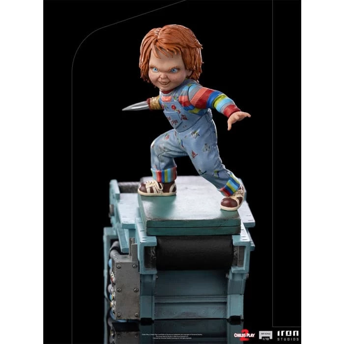 Best deal 💯 Iron Studios Child's Play 2 Chucky 1/10 Art Scale Statue 👍 12 Iron Studios Child's Play 2 Chucky 1/10 Art Scale Statue