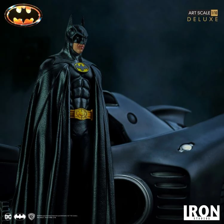 Cheap ๐ฏ Iron Studios Batman (1989) Batman & Batmobile 1/10 Deluxe Art Scale Statue ๐ฏ 7 Iron Studios Batman (1989) Batman & Batmobile 1/10 Deluxe Art Scale Statue