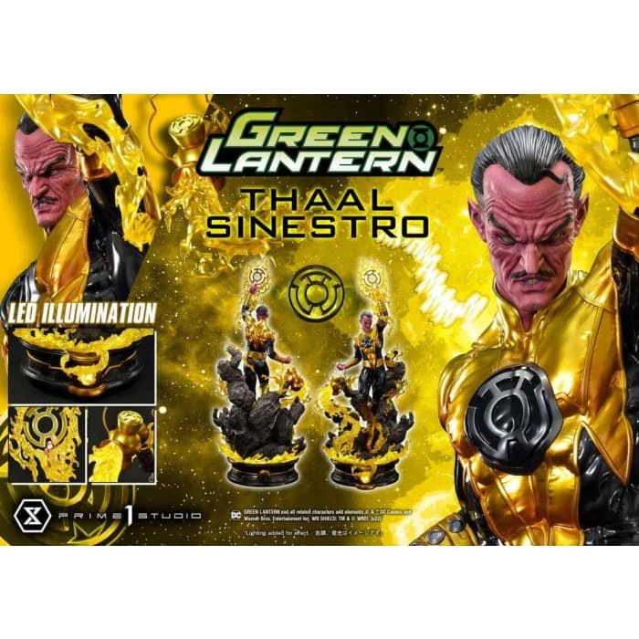 Budget 🎁 Prime 1 Studio DC Comics Museum Masterline Thaal Sinestro 1/3 Scale Statue 😍 34 Prime 1 Studio DC Comics Museum Masterline Thaal Sinestro 1/3 Scale Statue