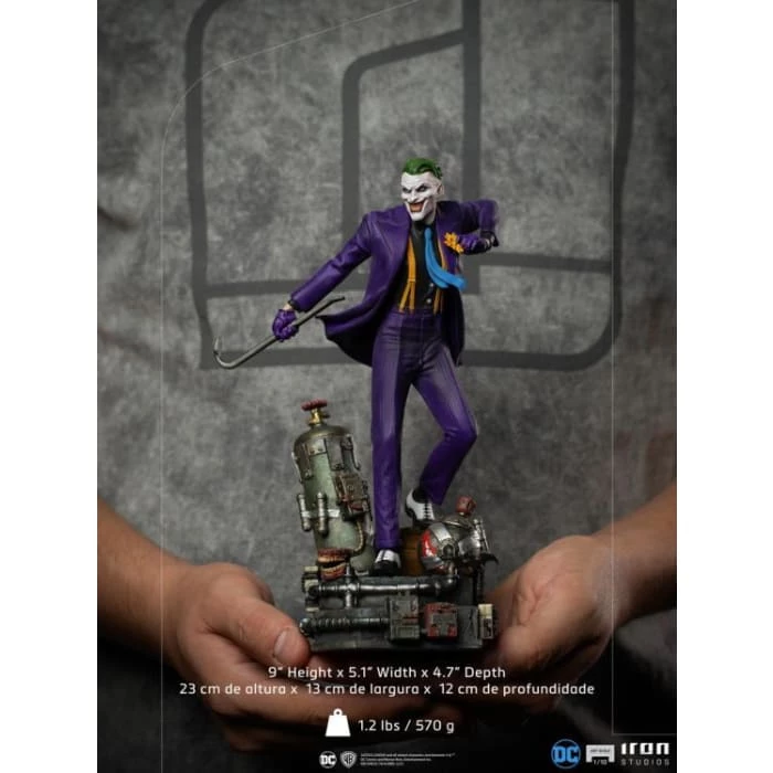 Promo 🔥 Iron Studios DC Comics The Joker 1/10 Art Scale Statue ✔️ 17 Iron Studios DC Comics The Joker 1/10 Art Scale Statue