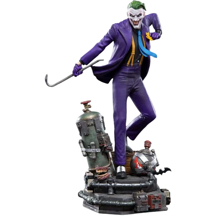 Promo 🔥 Iron Studios DC Comics The Joker 1/10 Art Scale Statue ✔️ 4 Iron Studios DC Comics The Joker 1/10 Art Scale Statue