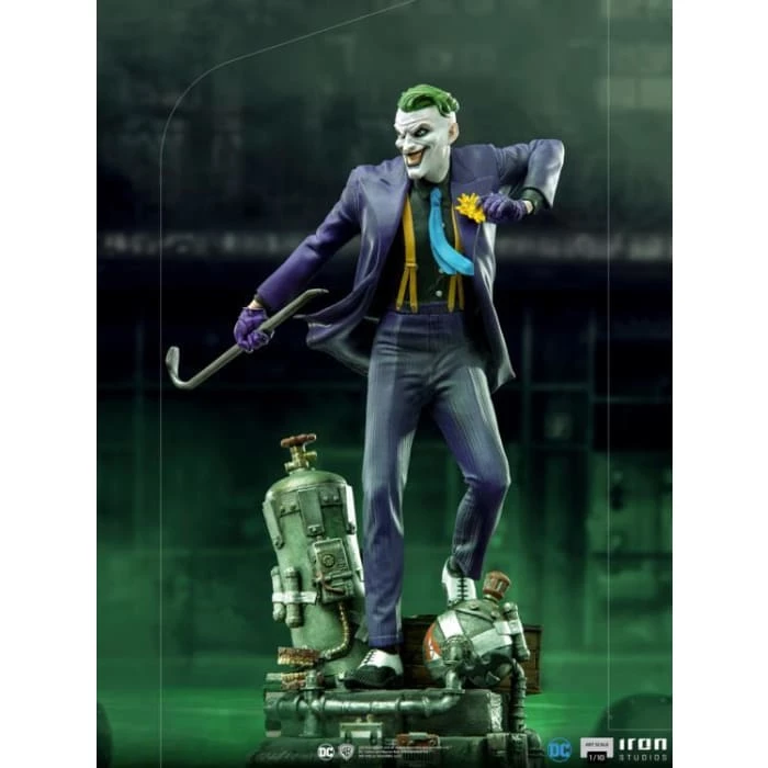 Promo 🔥 Iron Studios DC Comics The Joker 1/10 Art Scale Statue ✔️ 10 Iron Studios DC Comics The Joker 1/10 Art Scale Statue