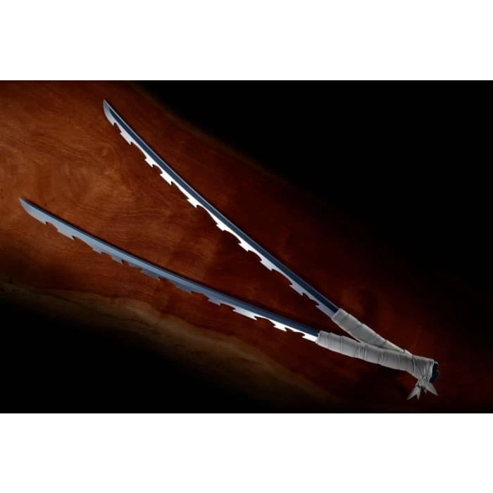New π― Bandai Spirits Anime Demon Slayer: Kimetsu No Yaiba Proplica Inosuke Hashibara's Nichirin Swords β¨ 4 Bandai Spirits Anime Demon Slayer: Kimetsu No Yaiba Proplica Inosuke Hashibara's Nichirin Swords