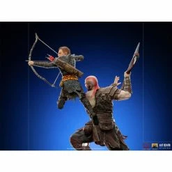 Iron Studios God Of War Battle Diorama Series Kratos & Atreus 1/10 Art Scale Statue
