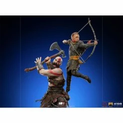 Iron Studios God Of War Battle Diorama Series Kratos & Atreus 1/10 Art Scale Statue