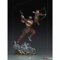 Iron Studios God Of War Battle Diorama Series Kratos & Atreus 1/10 Art Scale Statue