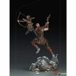 Iron Studios God Of War Battle Diorama Series Kratos & Atreus 1/10 Art Scale Statue