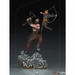 Iron Studios God Of War Battle Diorama Series Kratos & Atreus 1/10 Art Scale Statue