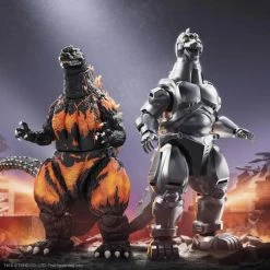 Super7 Godzilla Vs. Destoroyah Ultimates Burning Godzilla 1995 Movies / TV