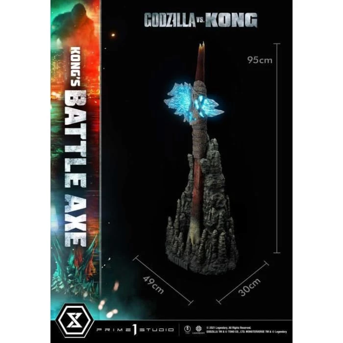 Promo ⌛ Prime One Studio Prime 1 Studio Godzilla Vs. Kong Kong's Battle Axe Limited Edition Replica 👍 8 Prime One Studio Prime 1 Studio Godzilla Vs. Kong Kong's Battle Axe Limited Edition Replica