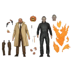 NECA Halloween 2 Ultimate Michael Myers & Dr. Loomis Two-Pack